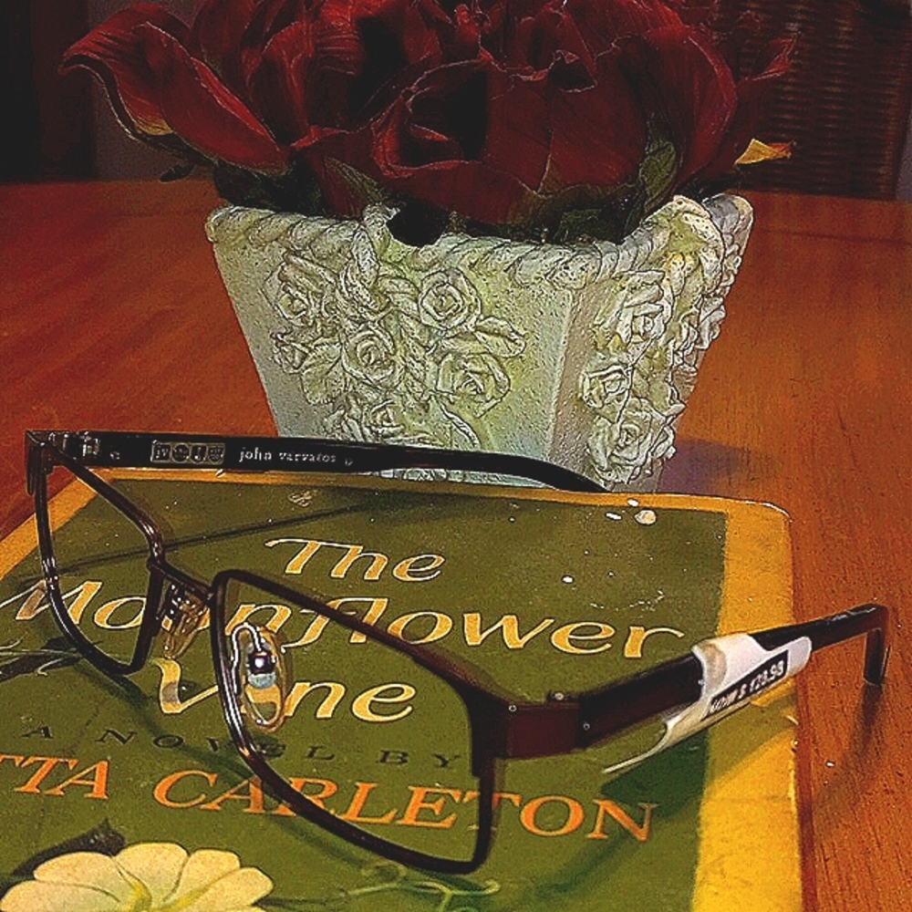 John Varvatos Stylish designer   Bronze luxury frames